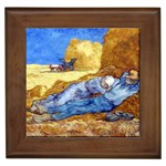 van_gogh_sieste Framed Tile