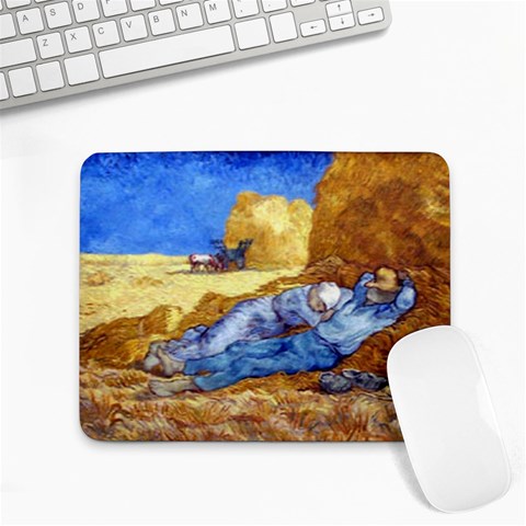 van_gogh_sieste Small Mousepad from ArtsNow.com Front