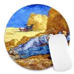 van_gogh_sieste Round Mousepad