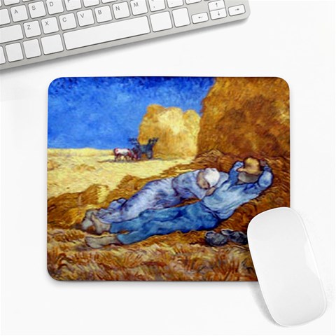 van_gogh_sieste Large Mousepad from ArtsNow.com Front