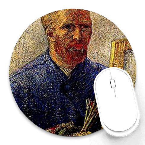 Vincent_Van_Gogh Round Mousepad from ArtsNow.com Front