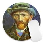 vincent-van-gogh Round Mousepad