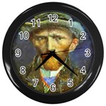 fine paintings Wall Clock (Black)