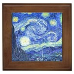 Vincent-Van-Gogh-Starry-Night-9207 Framed Tile