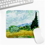 Vincent-Van-Gogh-Wheatfield-8257 Large Mousepad