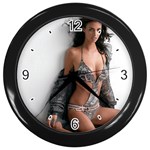 swimsuits Wall Clock (Black)