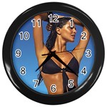 swimsuits Wall Clock (Black)