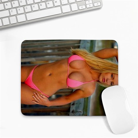 bikini Small Mousepad from ArtsNow.com Front