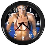 swimsuits Wall Clock (Black)