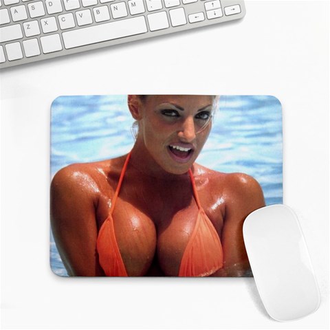 bikini Small Mousepad from ArtsNow.com Front