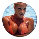 bikini Round Mousepad