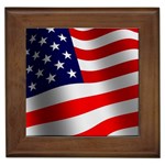 usflag_med Framed Tile