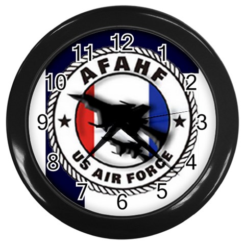 patriotic Wall Clock (Black) from ArtsNow.com Front