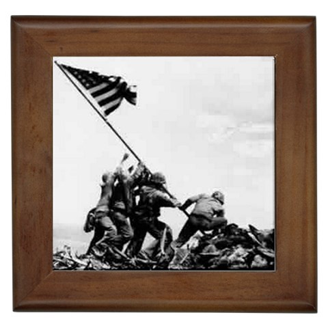 706iwojima Framed Tile from ArtsNow.com Front