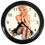 pinup Wall Clock (Black)