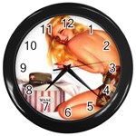 pinup Wall Clock (Black)