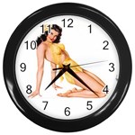 pinup Wall Clock (Black)