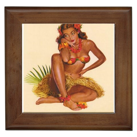 untitledHAWAIIAN Framed Tile from ArtsNow.com Front