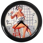 pinup Wall Clock (Black)