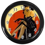 pinup Wall Clock (Black)