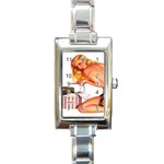 TYUZ Rectangular Italian Charm Watch