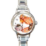 TYUZ Round Italian Charm Watch