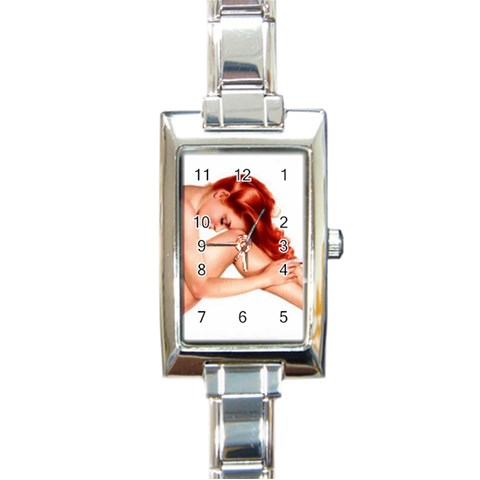 RFV Rectangular Italian Charm Watch from ArtsNow.com Front