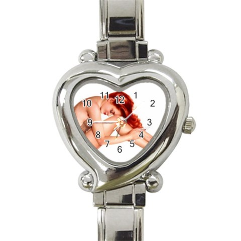 RFV Heart Italian Charm Watch from ArtsNow.com Front