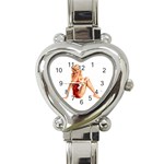 847746~Varga-Girl-Posters Heart Italian Charm Watch