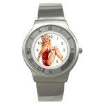 847746~Varga-Girl-Posters Stainless Steel Watch