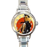 Pin-up Round Italian Charm Watch