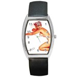 Petty_pin-up Barrel Style Metal Watch