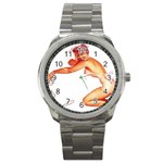 Petty_pin-up Sport Metal Watch