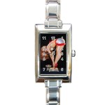 untitled Rectangular Italian Charm Watch