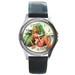 pinup4EE Round Metal Watch