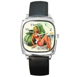 pinup4EE Square Metal Watch