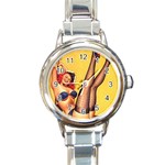 driben14 Round Italian Charm Watch