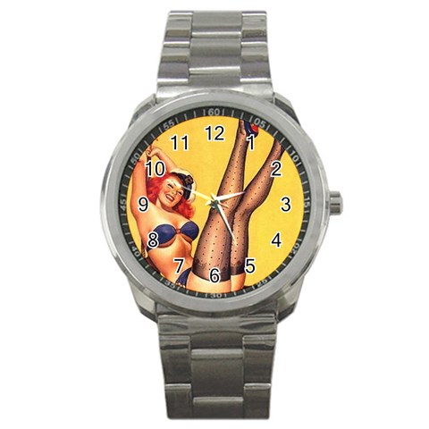 driben14 Sport Metal Watch from ArtsNow.com Front