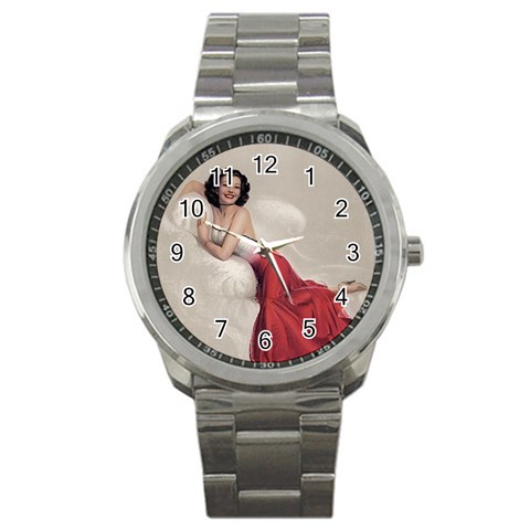 adorable Sport Metal Watch from ArtsNow.com Front