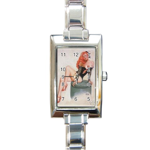 0c_2 Rectangular Italian Charm Watch from ArtsNow.com Front