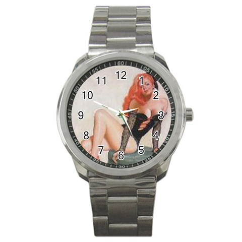 0c_2 Sport Metal Watch from ArtsNow.com Front