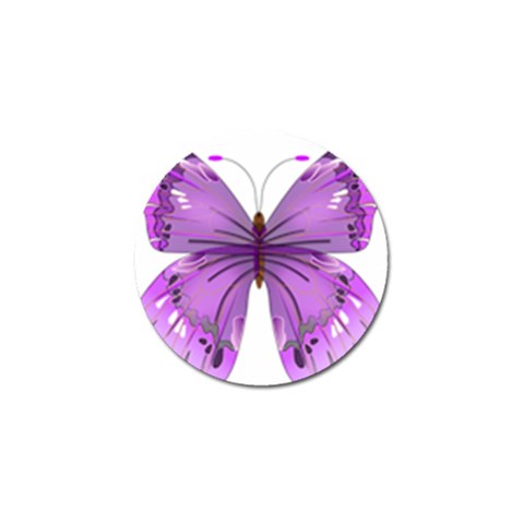 Purple Awareness Butterfly Golf Ball Marker from ArtsNow.com Front