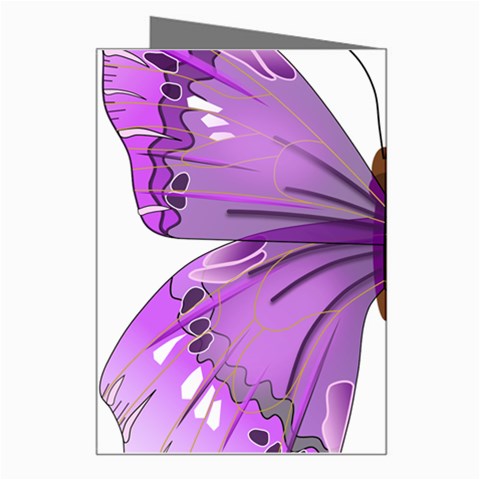 Purple Awareness Butterfly Greeting Card from ArtsNow.com Right