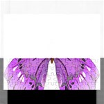 Purple Awareness Butterfly Jigsaw Puzzle (Rectangle)