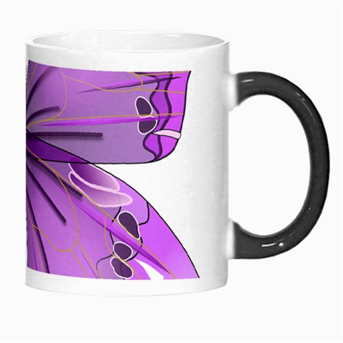 Purple Awareness Butterfly Morph Mug from ArtsNow.com Right