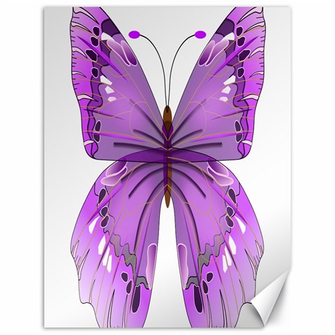 Purple Awareness Butterfly Canvas 12  x 16  (Unframed) from ArtsNow.com 11.86 x15.41  Canvas - 1