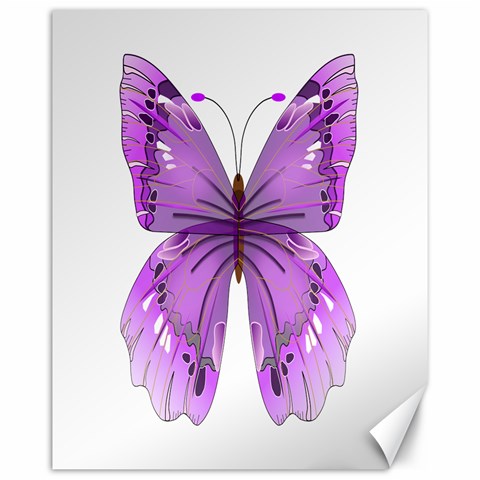 Purple Awareness Butterfly Canvas 16  x 20  (Unframed) from ArtsNow.com 15.75 x19.29  Canvas - 1