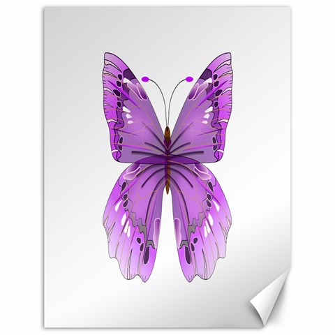 Purple Awareness Butterfly Canvas 18  x 24  (Unframed) from ArtsNow.com 17.8 x23.08  Canvas - 1