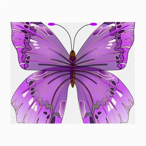 Purple Awareness Butterfly Glasses Cloth (Small, Two Sided) from ArtsNow.com Front