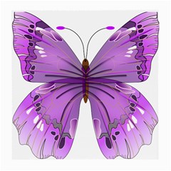 Purple Awareness Butterfly Glasses Cloth (Medium, Two Sided) from ArtsNow.com Front